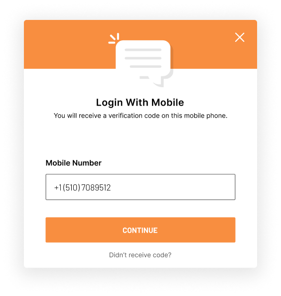 Login With SMS 