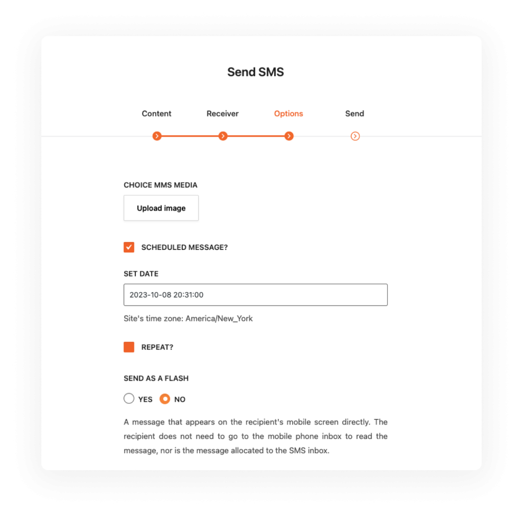 Schedule and repeat SMSs using WP SMS