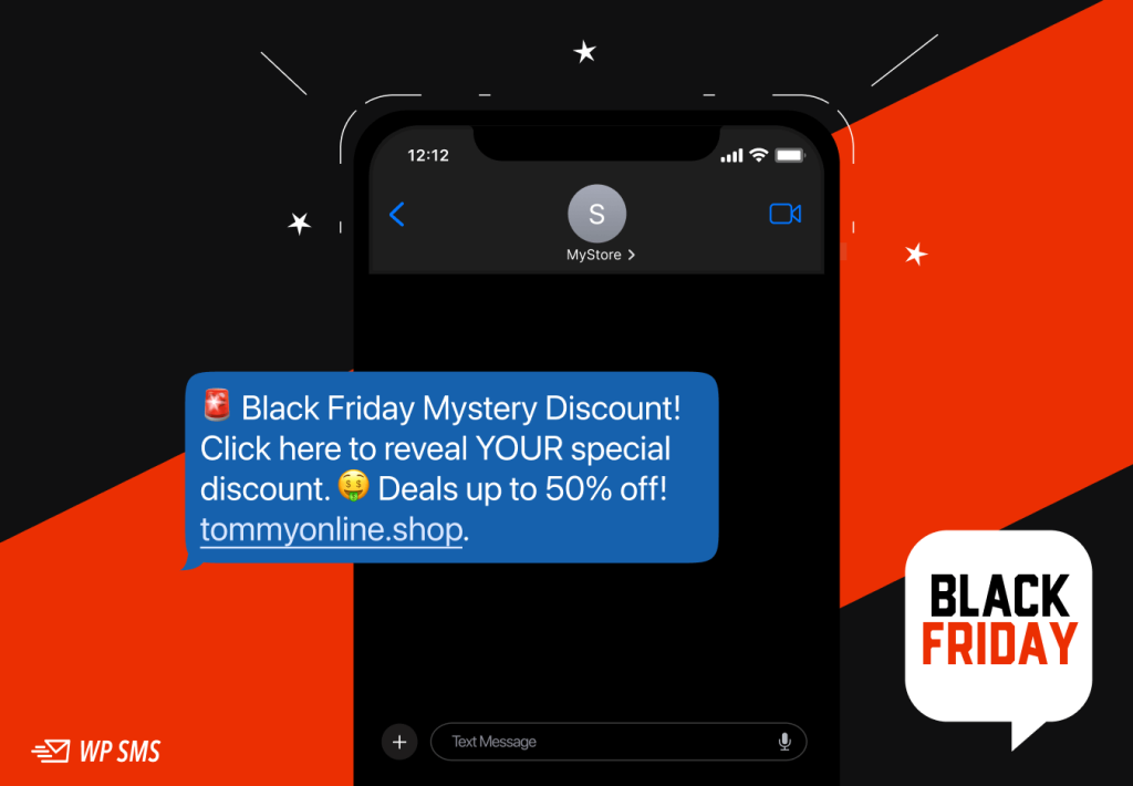 mystery discount SMS