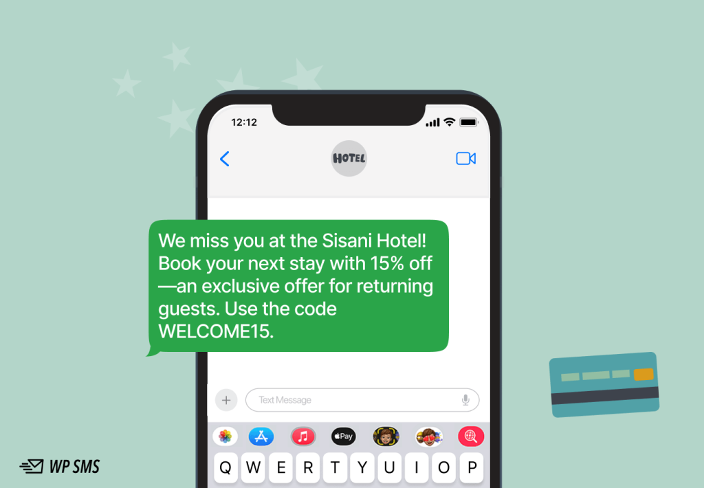 text message marketing idea for your hotel