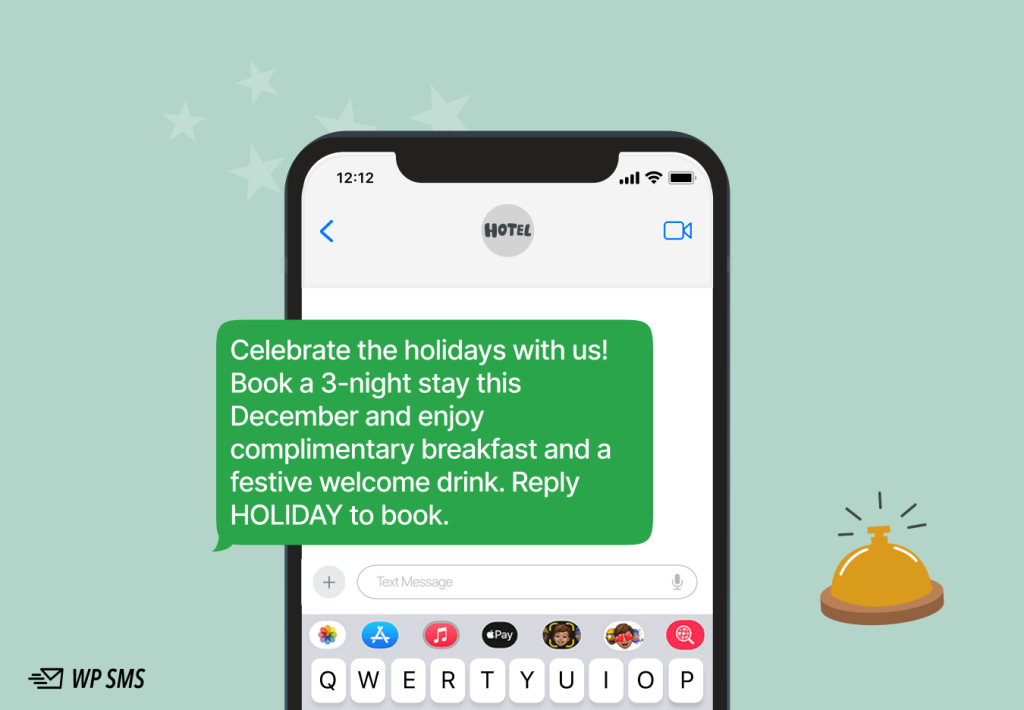 seasonal promotional text messages for hotels