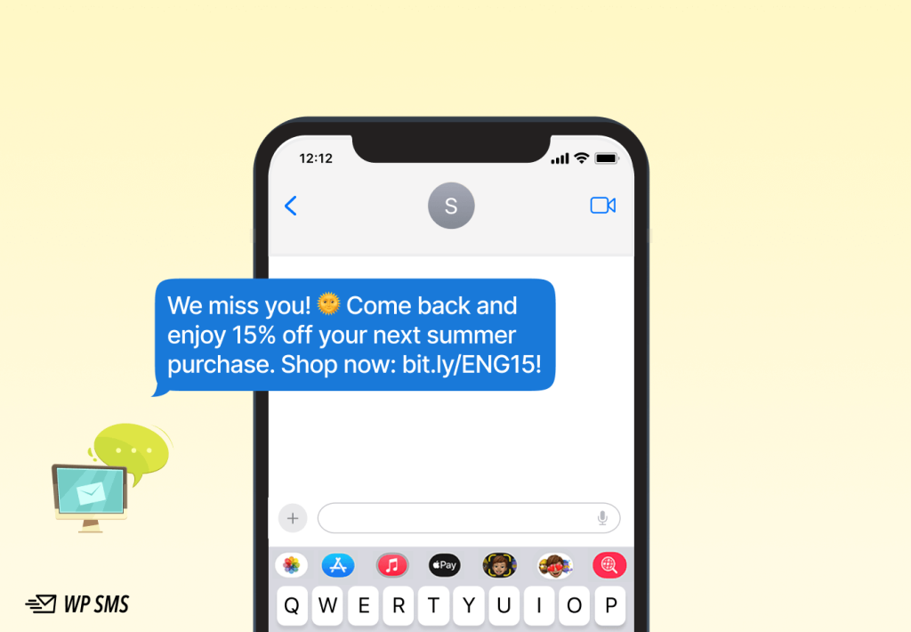 A great method to win back inactive customers is seasonal SMS marketing offers