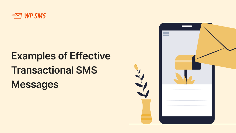 transactional SMS examples