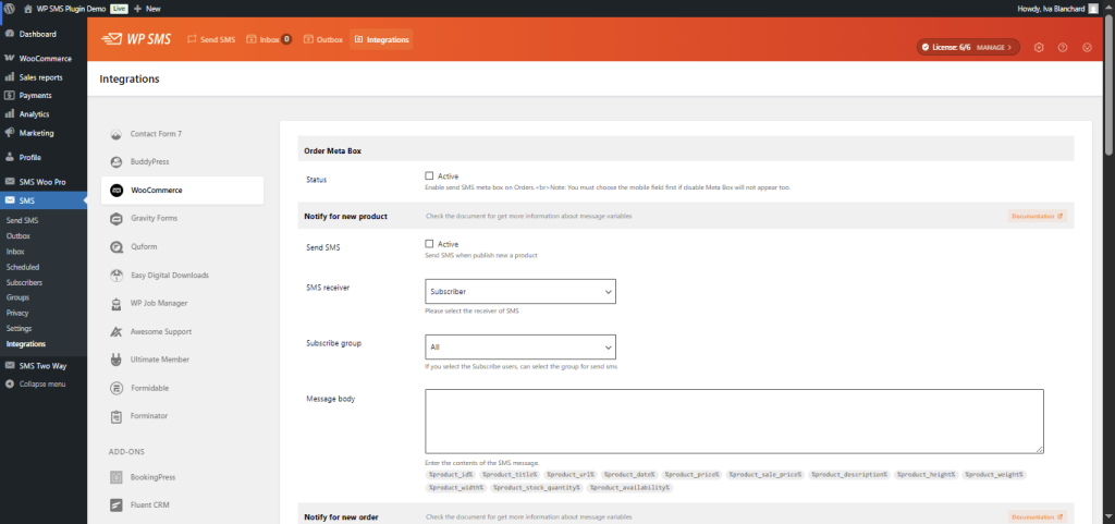 Woocommerce-Integration