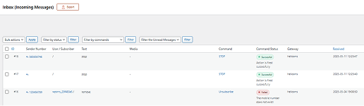 Two-Way Messaging & Commands