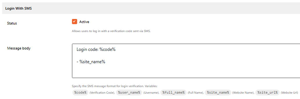 One-Time Codes (OTP)