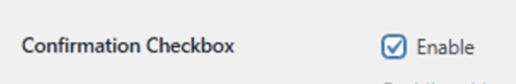 Consent Checkbox for Order Updates