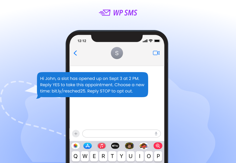 Waitlist Notifications Text Message